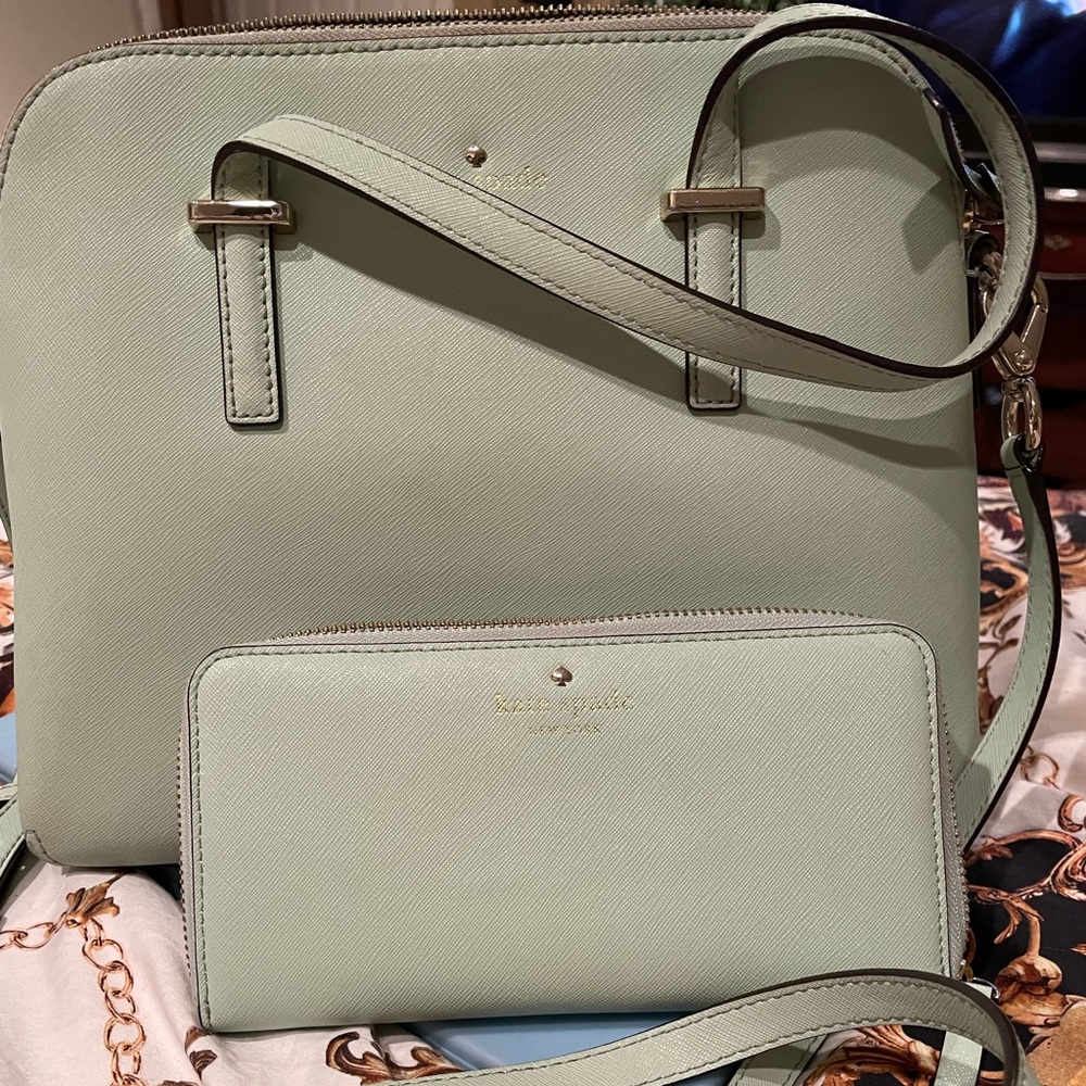 Springtime Classic Kate Spade Handbag and matching wallet